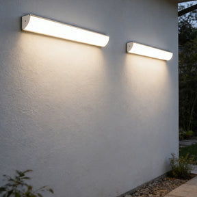 Set of 2 Minimalist Outdoor Waterproof LED Wall Light