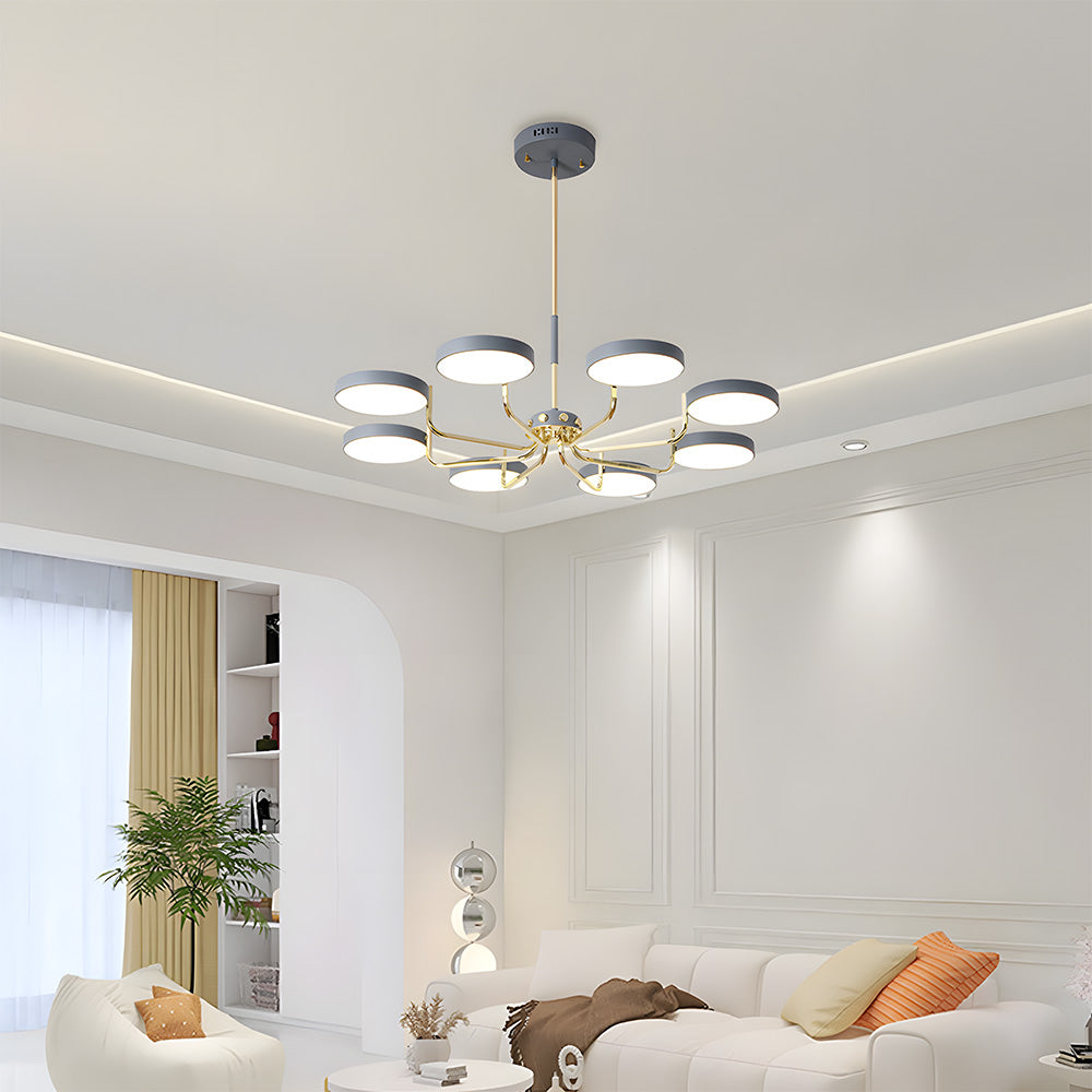 Nordic Creative Iron Living Room LED Ceiling Light