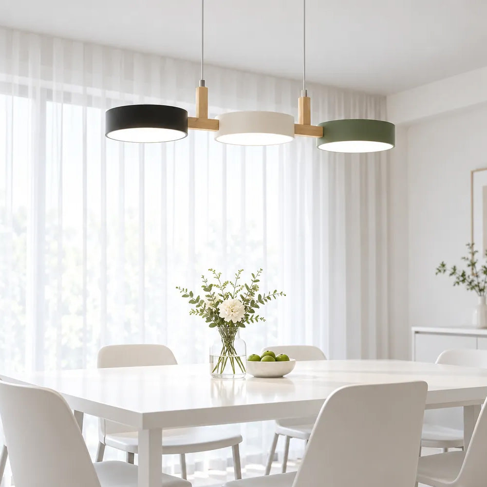 Aria Nordic Wood Pendant Chandelier