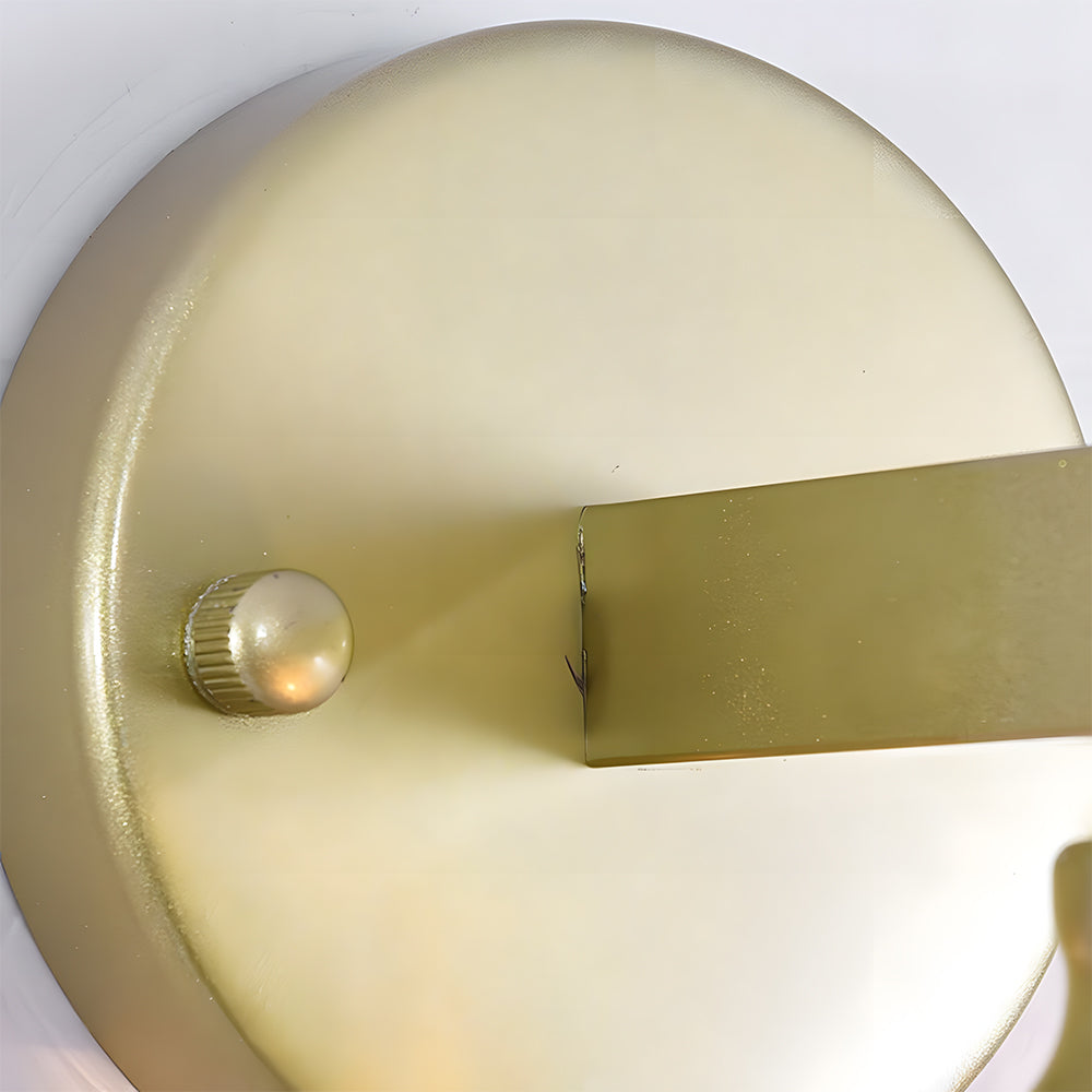 Retro Wall Lamp Glass Shade for Bedroom Bedside