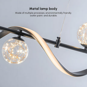 Modern Pendant Lights LED Linear Kitchen Island Lighting