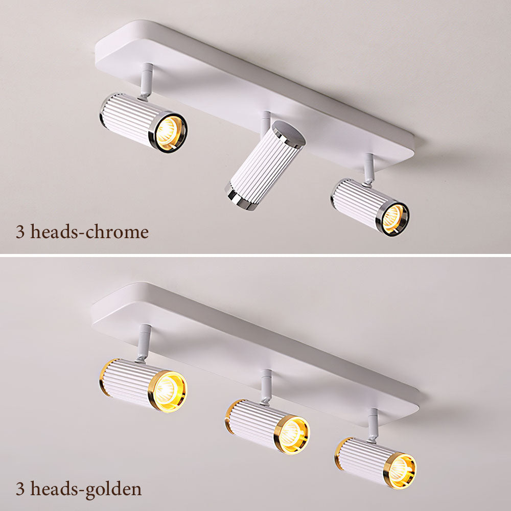 Simple Metal White LED Track Lighting