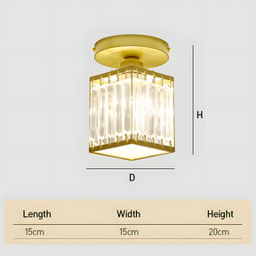 Mini Hallway Crystal Ceiling Lights For Hallway Entryway