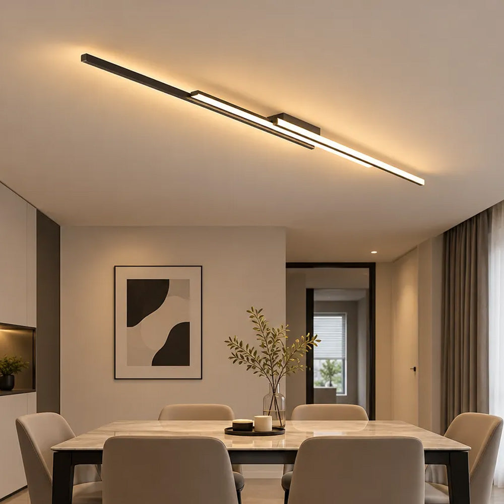 Modern Minimalist LED Flush Mount Aluminium Ceiling Lights for Hallway