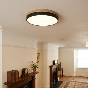 Aria Wood Flush Mount Ceiling Lamp