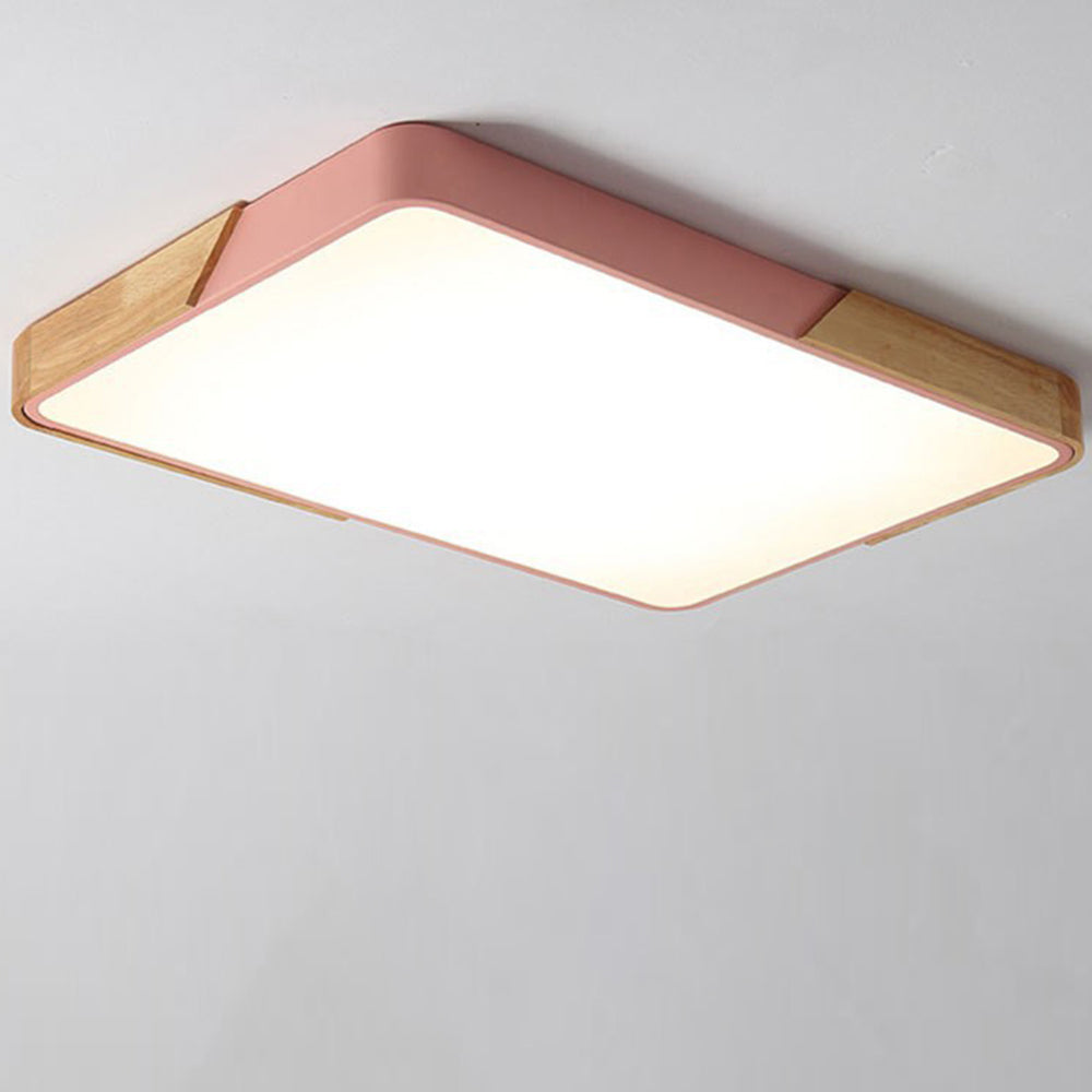 Nordic Modern Rectangle LED Living Room Ceiling Light