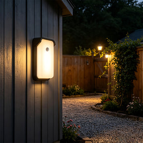 Stylish IP65 Aluminium PIR LED Outdoor Wall Lights for Patio
