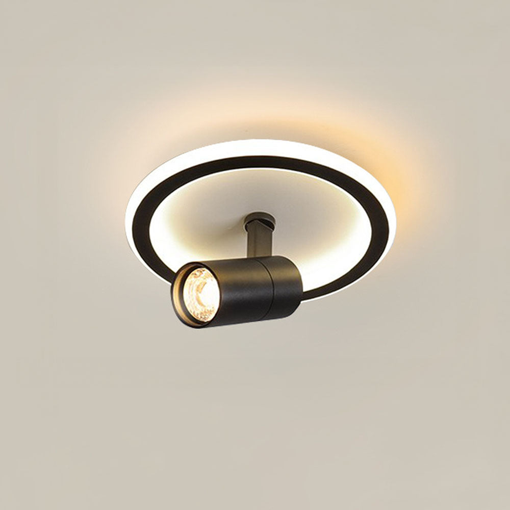 Round and Square LED Ceiling Track Light Fixture