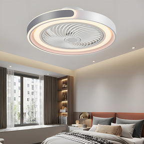 Modern LED Dimmable Ceiling Fan With Remote Light