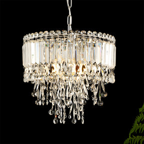 Luxury Pendant Lights Stainless Steel Crystal Chandelier For Living Room
