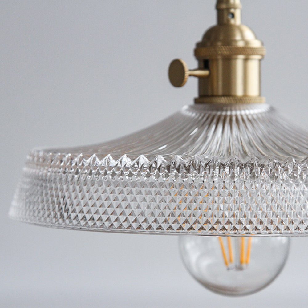 Nordic Vintage Glass Bedroom Pendant Lights