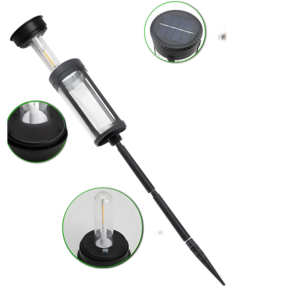IP65 Waterproof Solar Stake Lights, Dusk to Dawn Sensor, Easy Installation