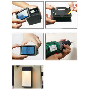 Solar Outdoor Wall Lights IP44 Waterproof Wall Lamp