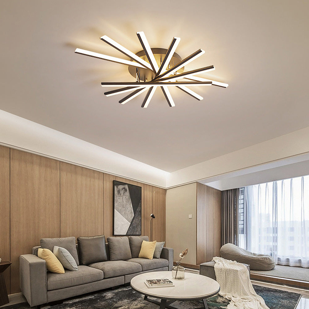 Nordic Minimalist Metal Creativity LED Ceiling Light