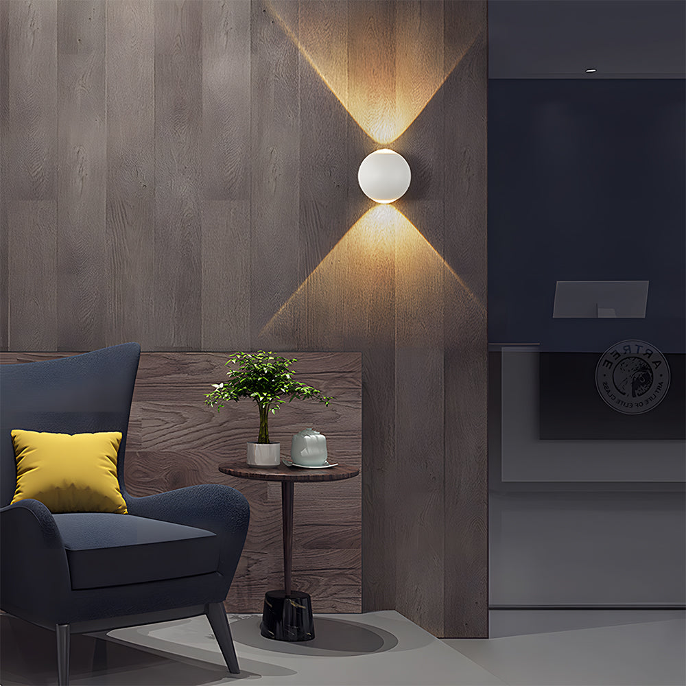 Outdoor Waterproof Exterior LED Wall Lights for Entryway Garage Patio in Warm White