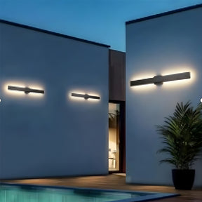 IP65 Waterproof Contemporary Black Outdoor Wall Lights