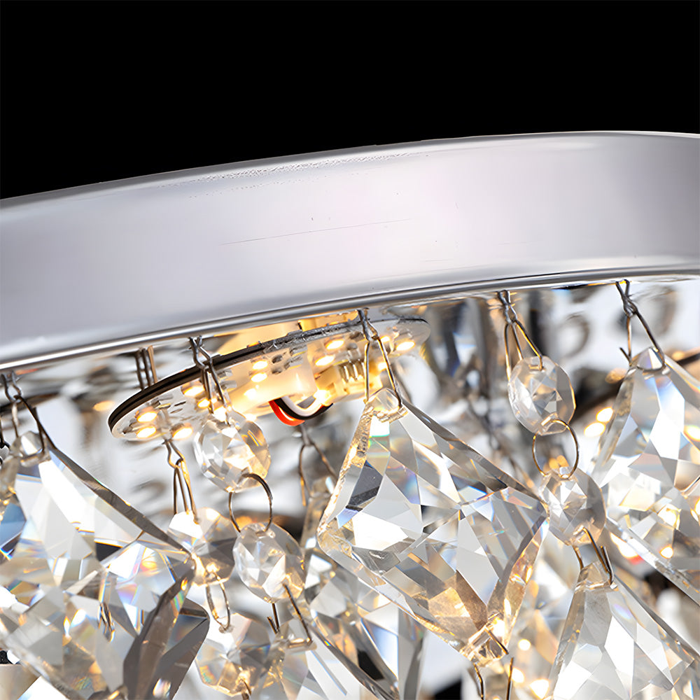 Luxury Crystal Ceiling Chandelier Lamp for Dining Room Living Room Bedroom