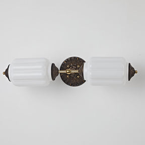 Modern Glass Light With Colored Glass Shade for Living Room