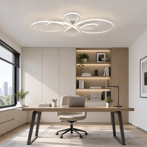 Modern Semi Flush Mount LED Ceiling Lights for Bedroom