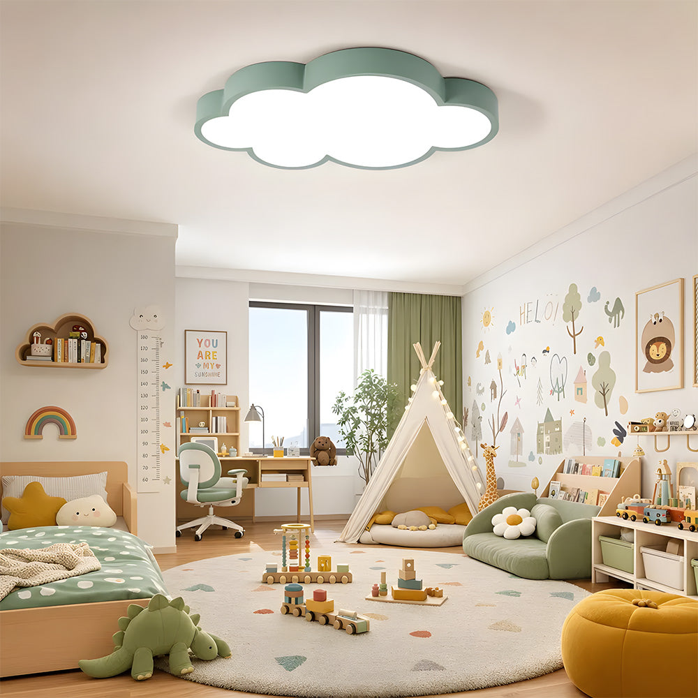 Modern Flush Mount Cloud-shaped LED Ceiling Lights For Bedroom