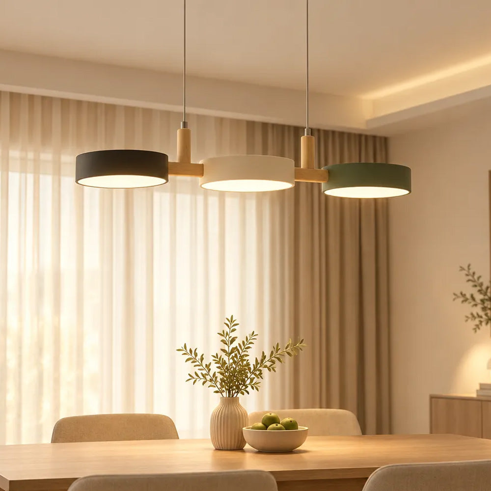 Aria Nordic Wood Pendant Chandelier