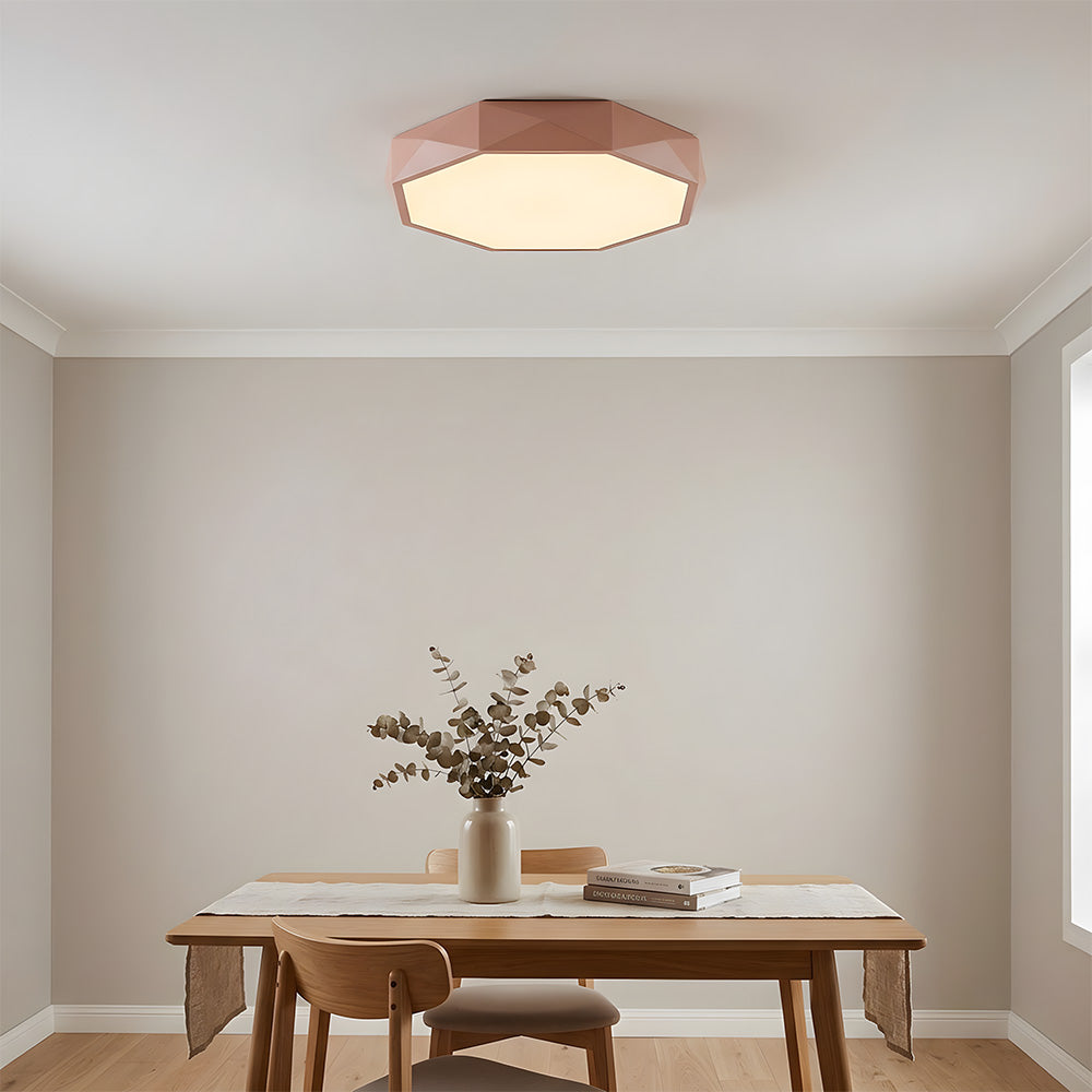 Stylish Geometric Flush Mount Acrylic Ceiling Lights for Bedroom