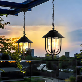Vintage Outdoor Lantern Pendant Lighting IP65 Waterproof