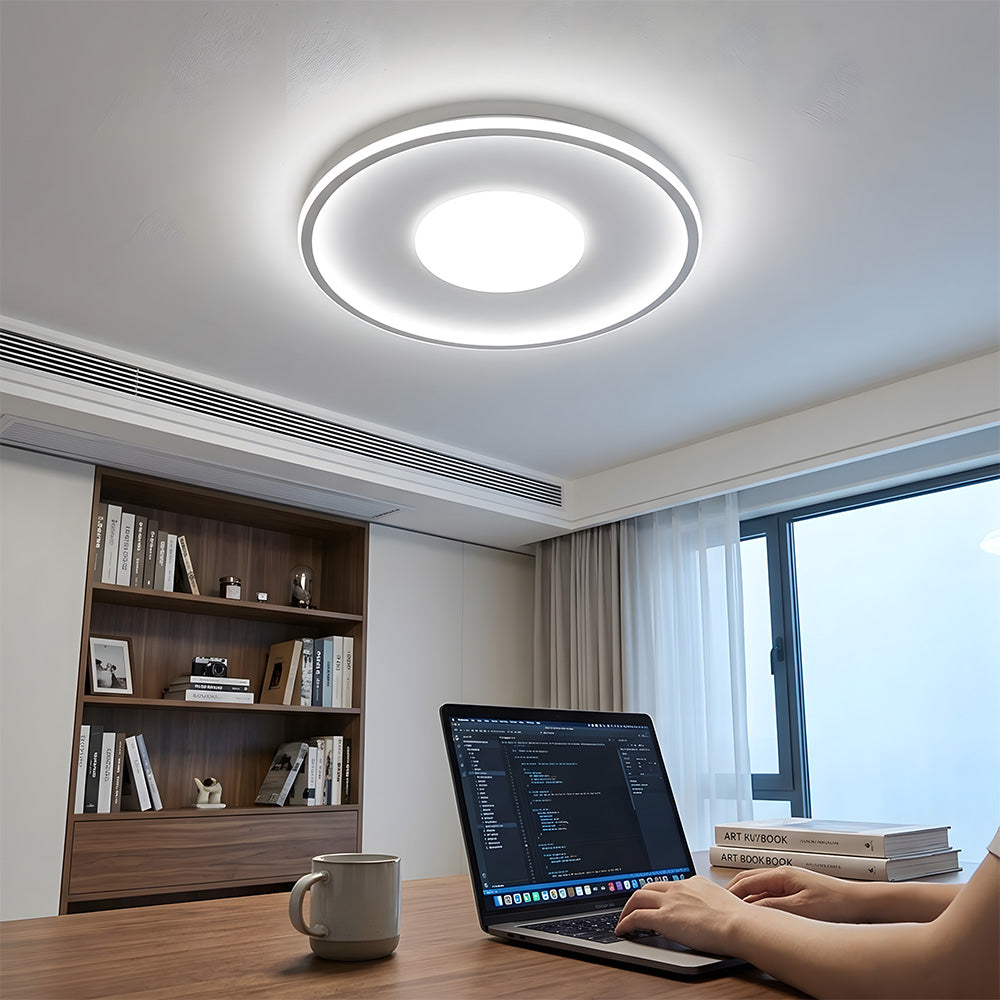 Compact Acrylic LED Flush Mount Ceiling Lights for Bedroom