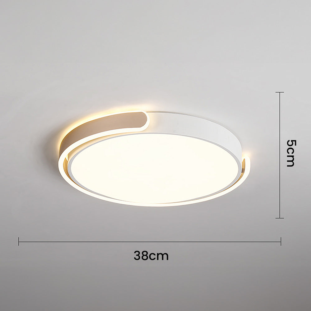 Minimalist Round Acrylic Bedroom LED Ceiling Light