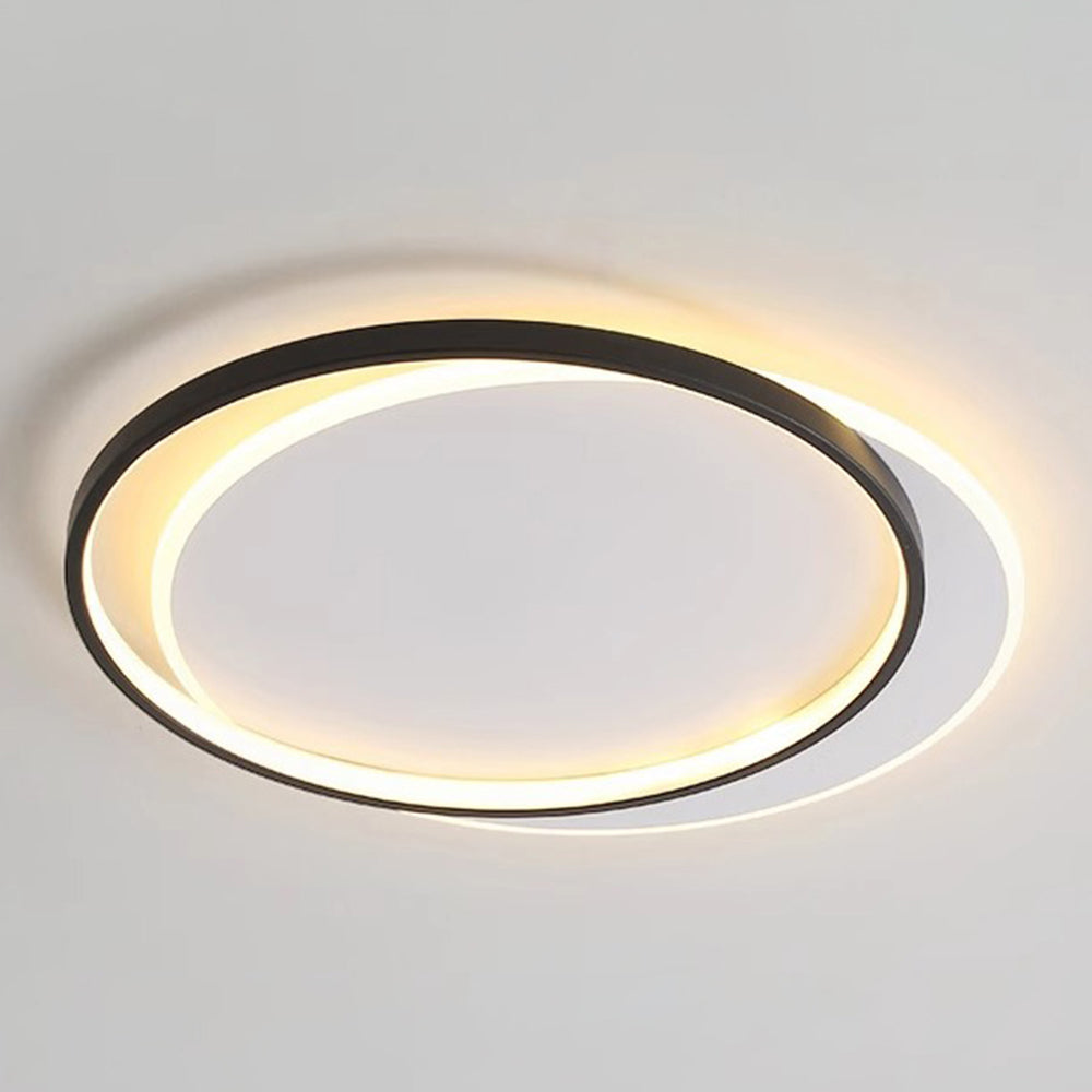 Contemporary Round Iron LED Ceiling Lights for Living Room