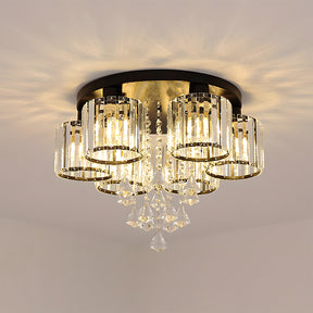 Contemporary Crystal Flush Mount Ceiling Lights
