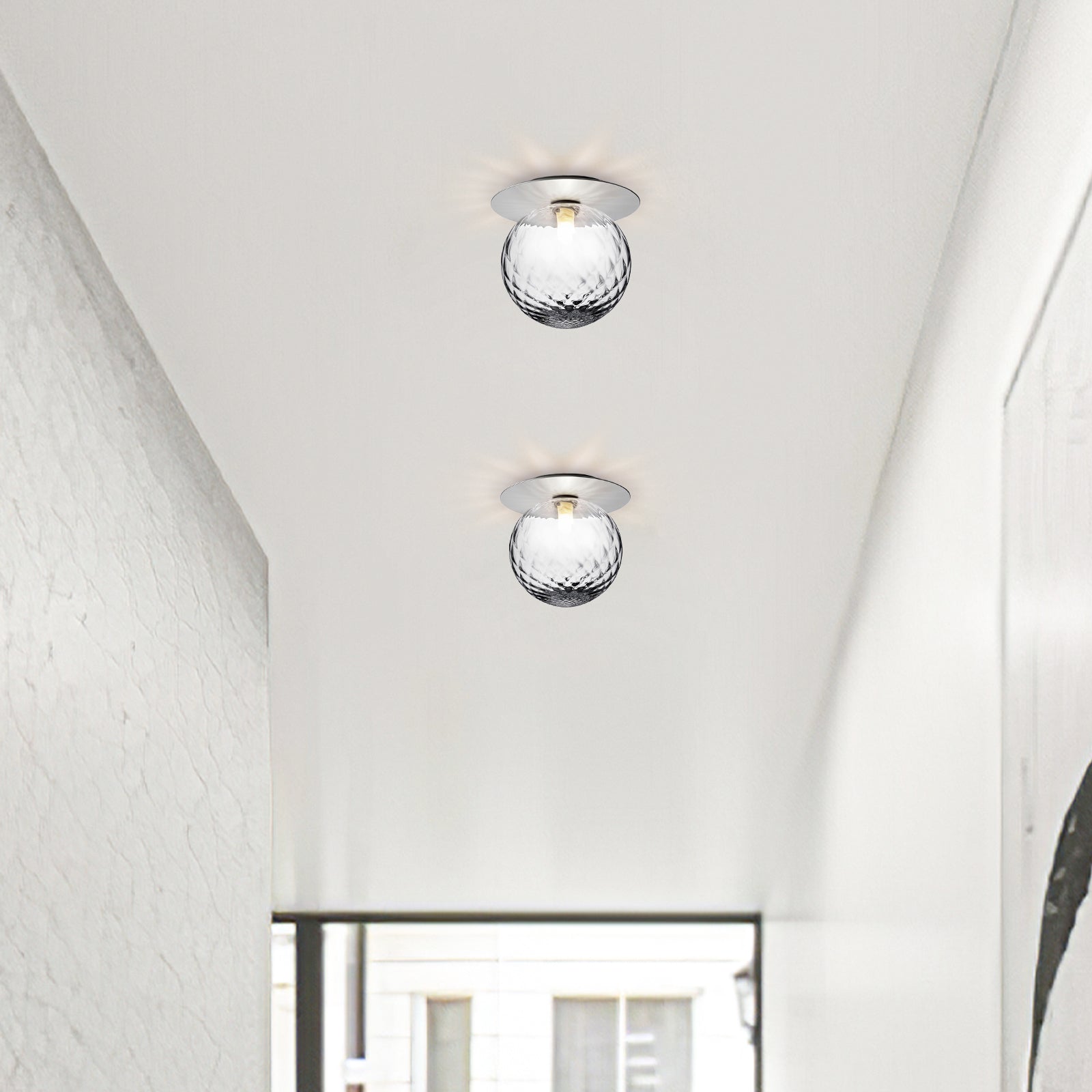 Modern Hallway Glass Ceiling Lights
