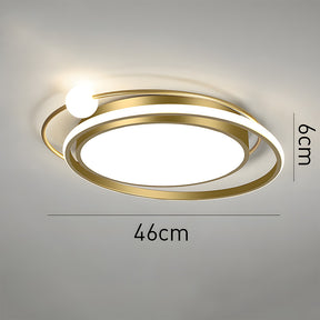 Modern Design Planet LED Ceiling Light for Living Room