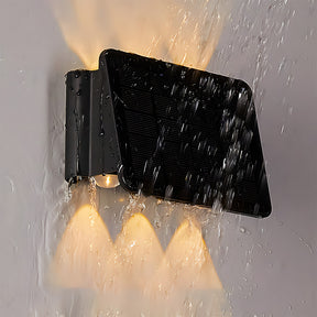 IP65 Waterproof Up Down Black Outdoor Wall Light, Dusk to Dawn