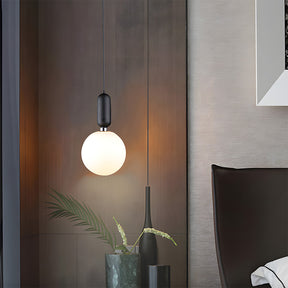 Nordic Glass Globe Ball Pendant Light for Dining Room Kitchen