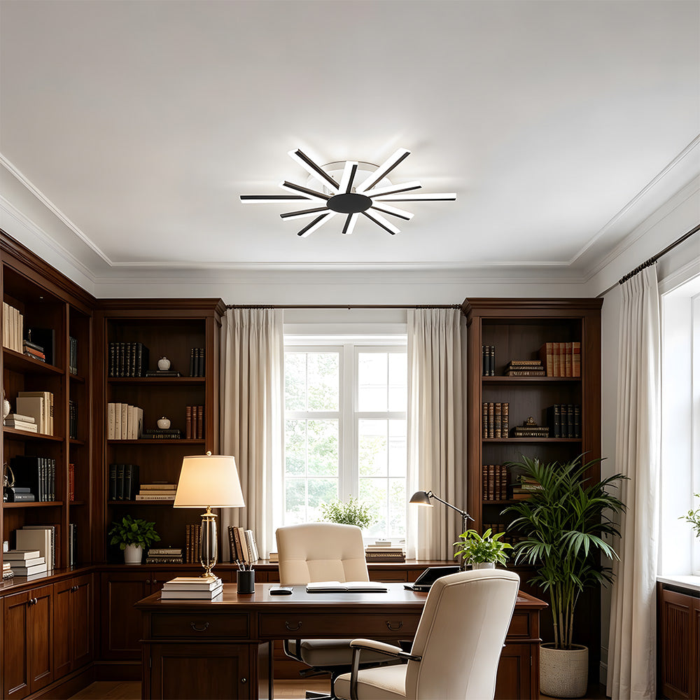 Stylish Multi Arm Acrylic LED Ceiling Lights for Living Room