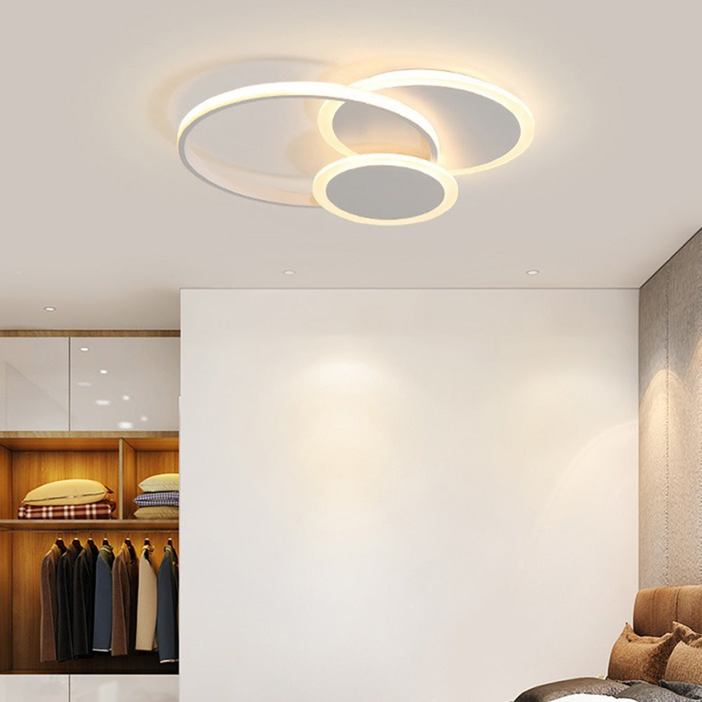 Elegant Acrylic LED Flush Mount Bedroom Ceiling Lamp