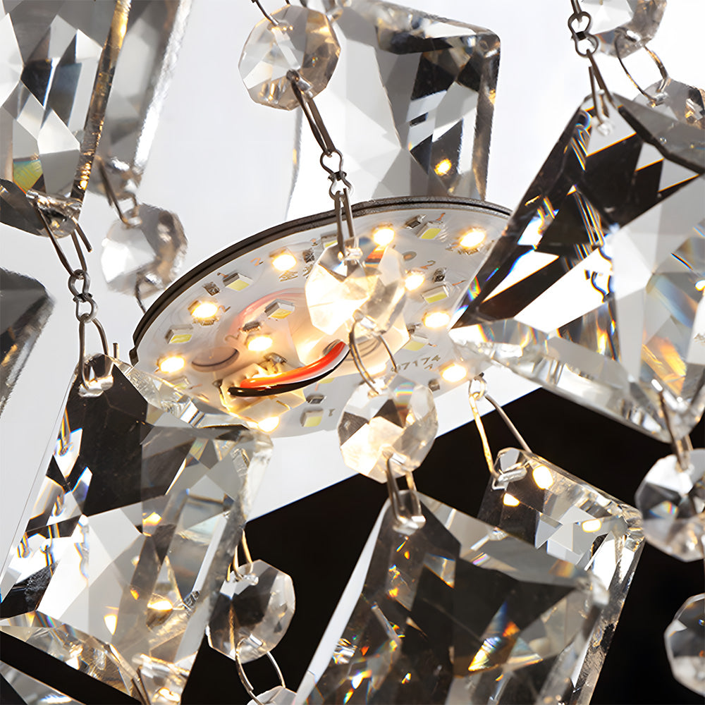 Luxury Crystal Ceiling Chandelier Lamp for Dining Room Living Room Bedroom