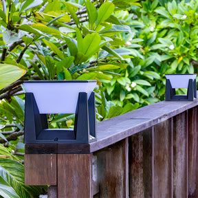Simple  Solar Power Black Outdoor LED Wall/Floor Lights