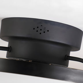 Modern Low Profile Ceiling Fan with Light 6 Speeds Reversible DC Motor Fan Light