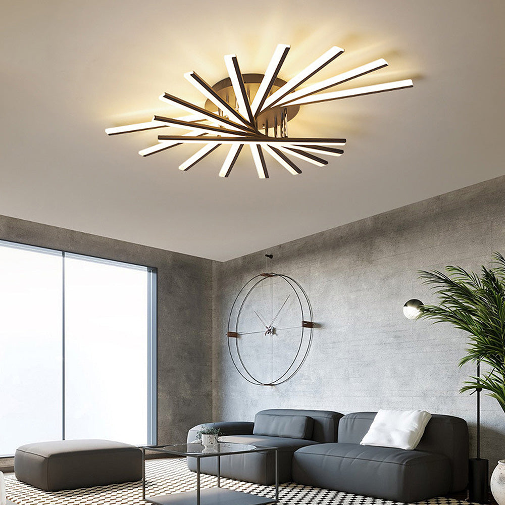 Nordic Minimalist Metal Creativity LED Ceiling Light