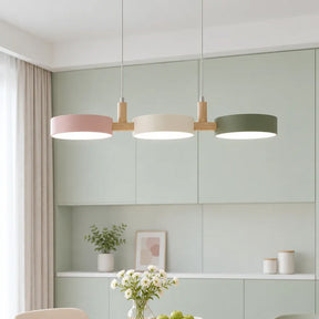 Aria Nordic Wood Pendant Chandelier