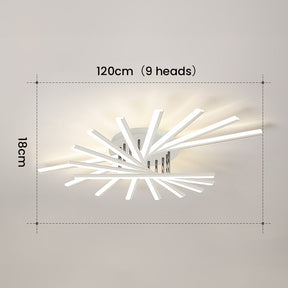 Nordic Minimalist Metal Creativity LED Ceiling Light