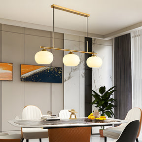 Nordic Glass Pendant Light Dining Table Adjustable Suspended Light Fixture