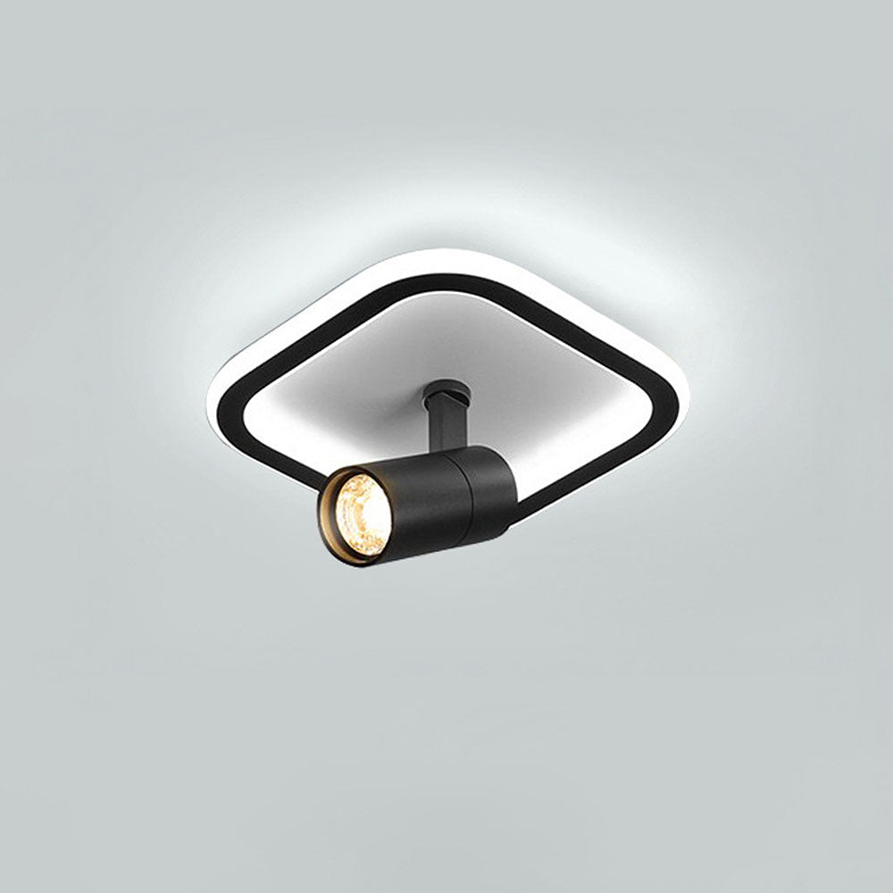 Round and Square LED Ceiling Track Light Fixture