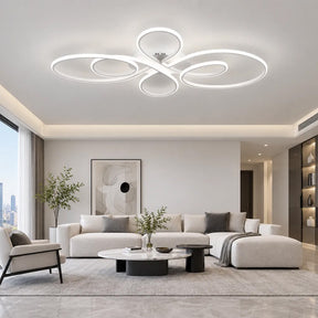 Modern Semi Flush Mount LED Ceiling Lights for Bedroom