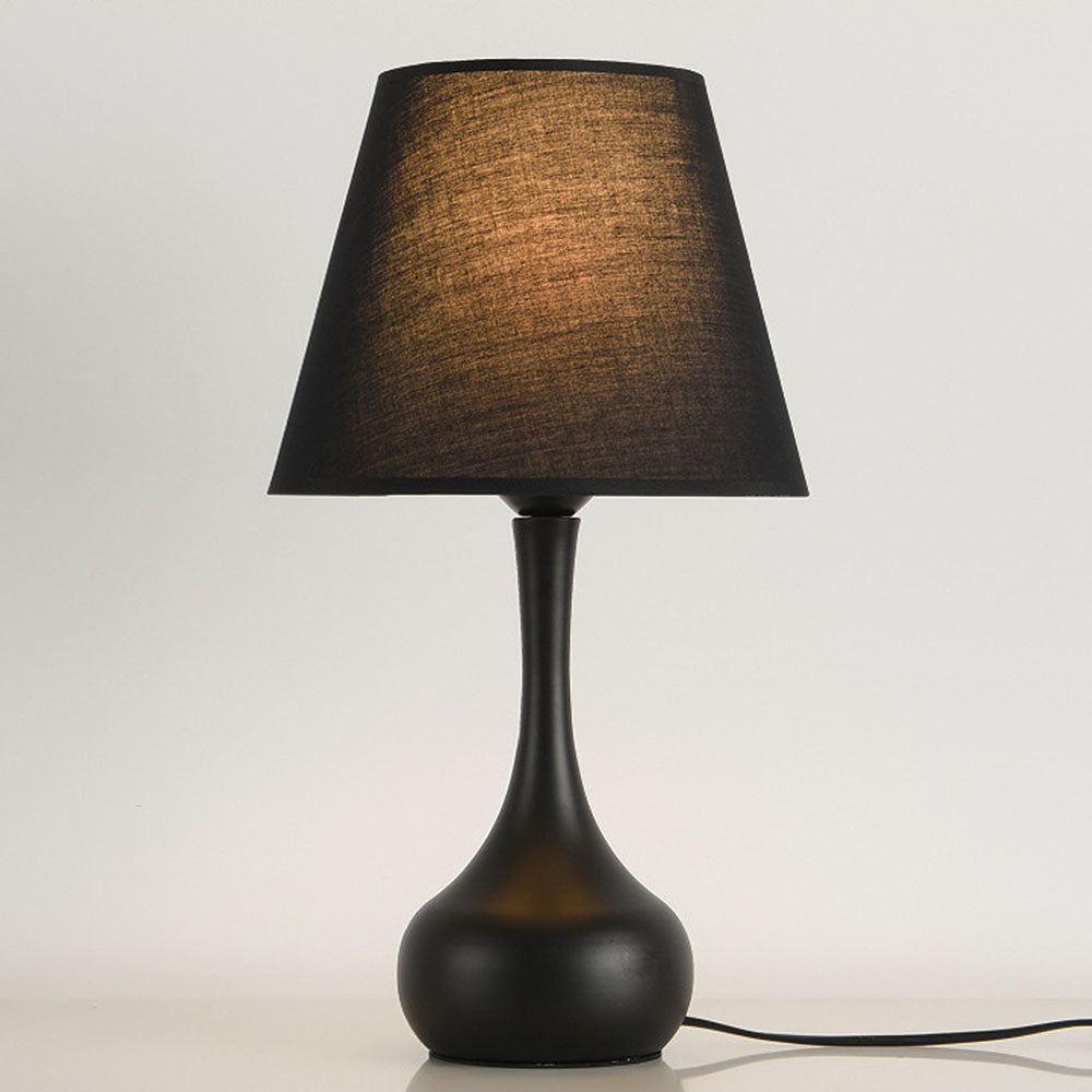 Modern Simple Fabric White Mini Table Lamp