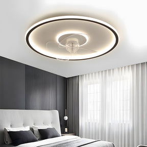 Modern LED Dimmable Ceiling Light Fan With Remote Light 6-Speed Adjustable Wind Speed
