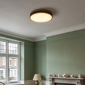 Aria Wood Flush Mount Ceiling Lamp