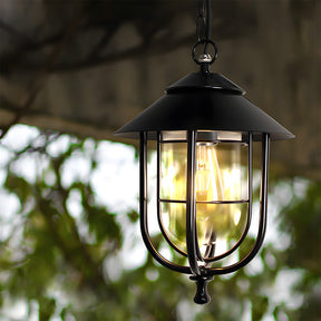 Vintage Outdoor Lantern Pendant Lighting IP65 Waterproof